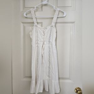 XS Cute Summer White Dress